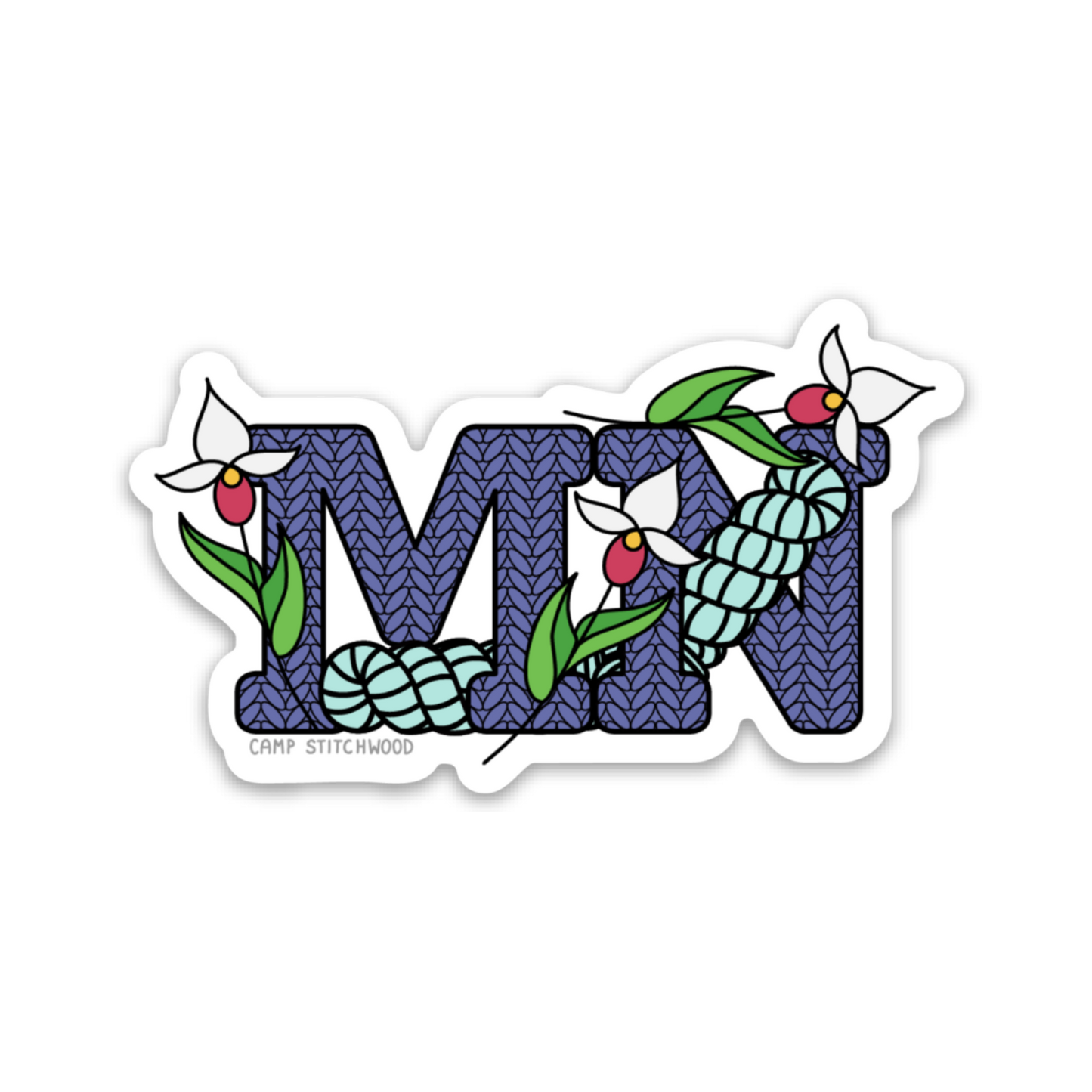 Minnesota State Fiber Sticker