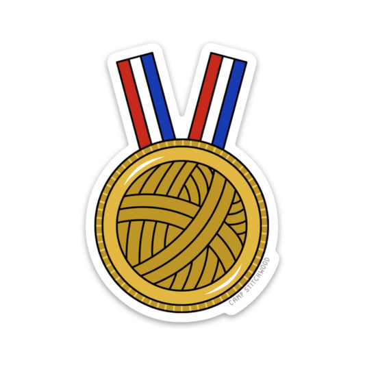 Gold Medal Sticker