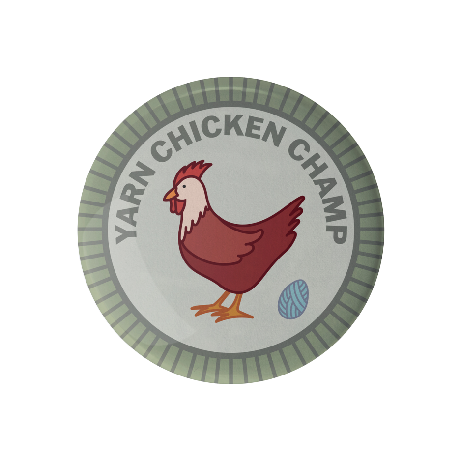 Yarn Chicken Merit Badge