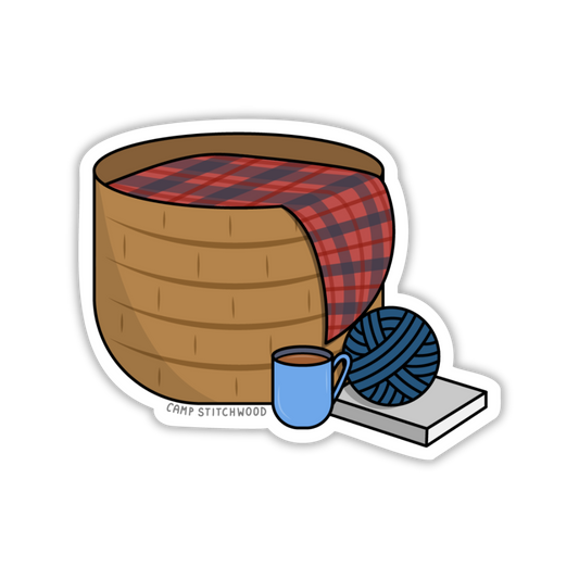 Plaid Blanket Sticker