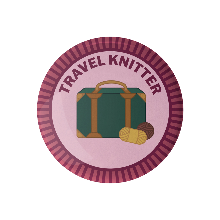 Travel Knitter Merit Badge