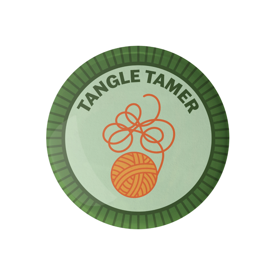 Tangler Tamer Merit Badge