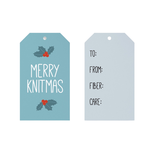 Merry Knitmas Tags