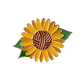 Sunflower Enamel Pin