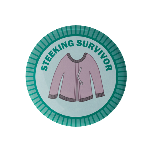 Steeking Survivor Merit Badge