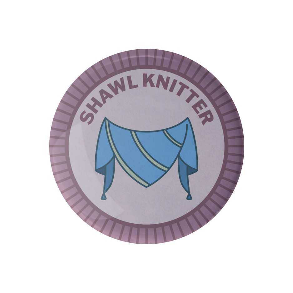 Shawl Knitter Merit Badge