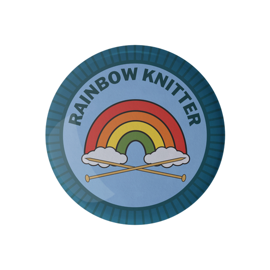 Rainbow Knitter Merit Badge