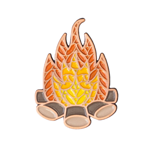 Campfire Enamel Pin