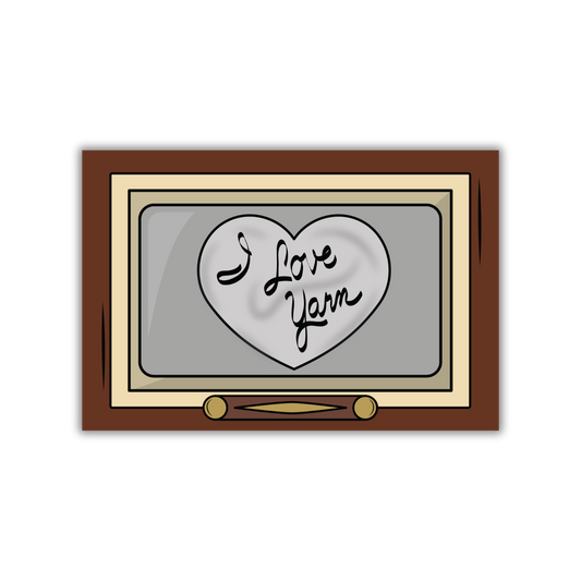 Antique TV Postcard