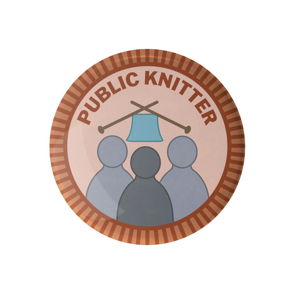 Public Knitter Merit Badge