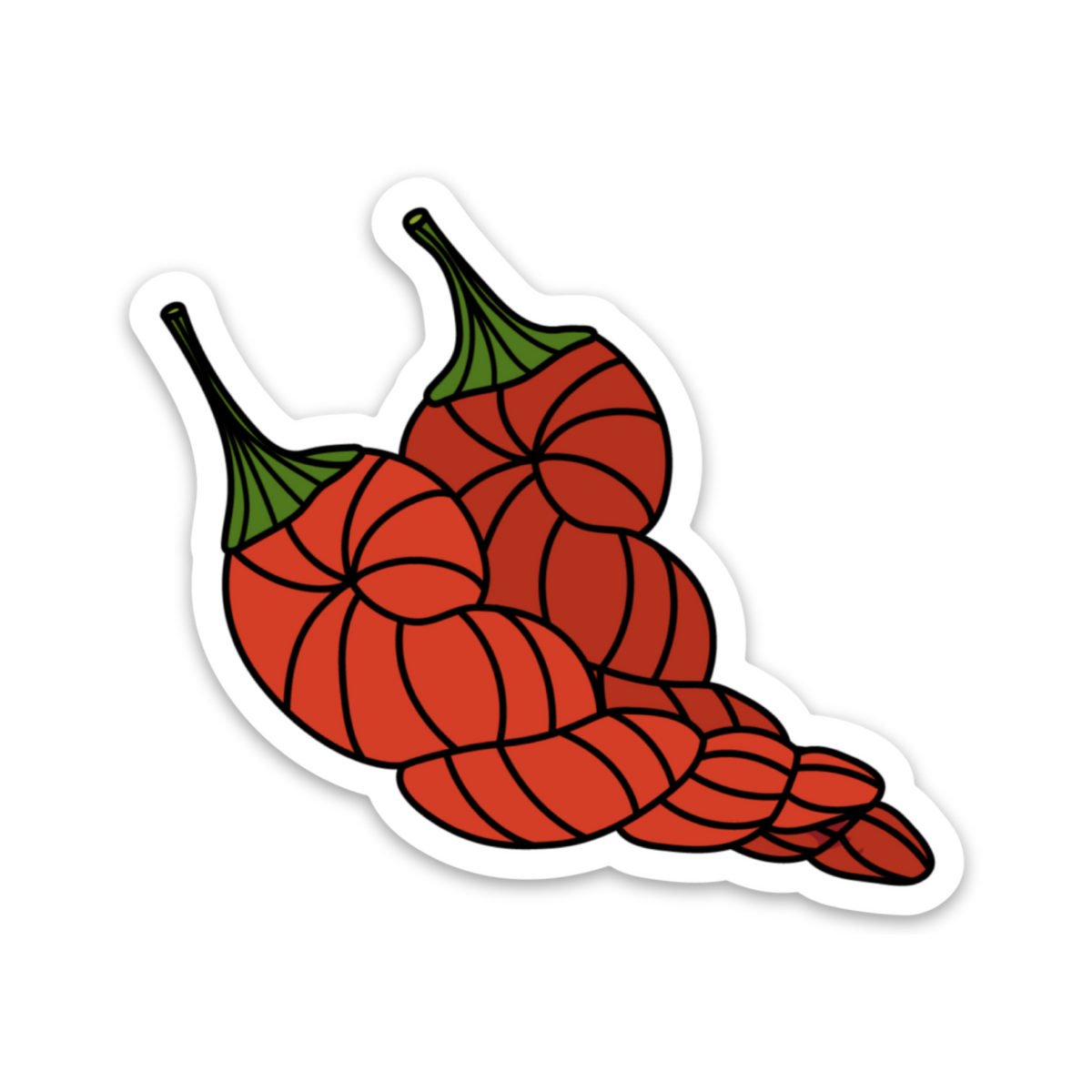 Chilli Paper Sticker Chili Pepper Sticker – Camp Stitchwood