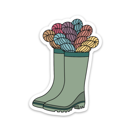 Rainboots Sticker