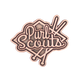 Purl Scouts Die Struck Pin