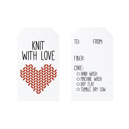Knit with Love Tags