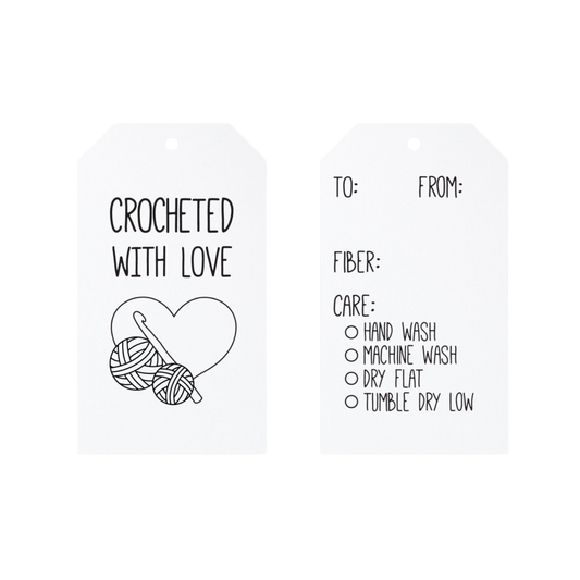 Crocheted with Love Tags