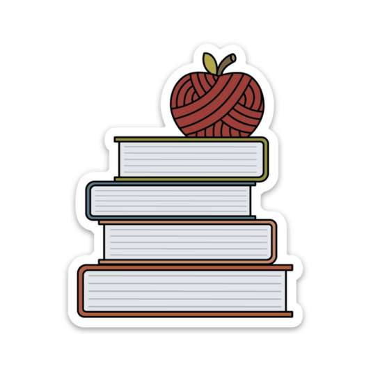 Stack of Books Sticker