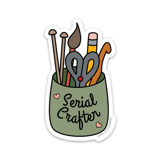 Serial Crafter Sticker