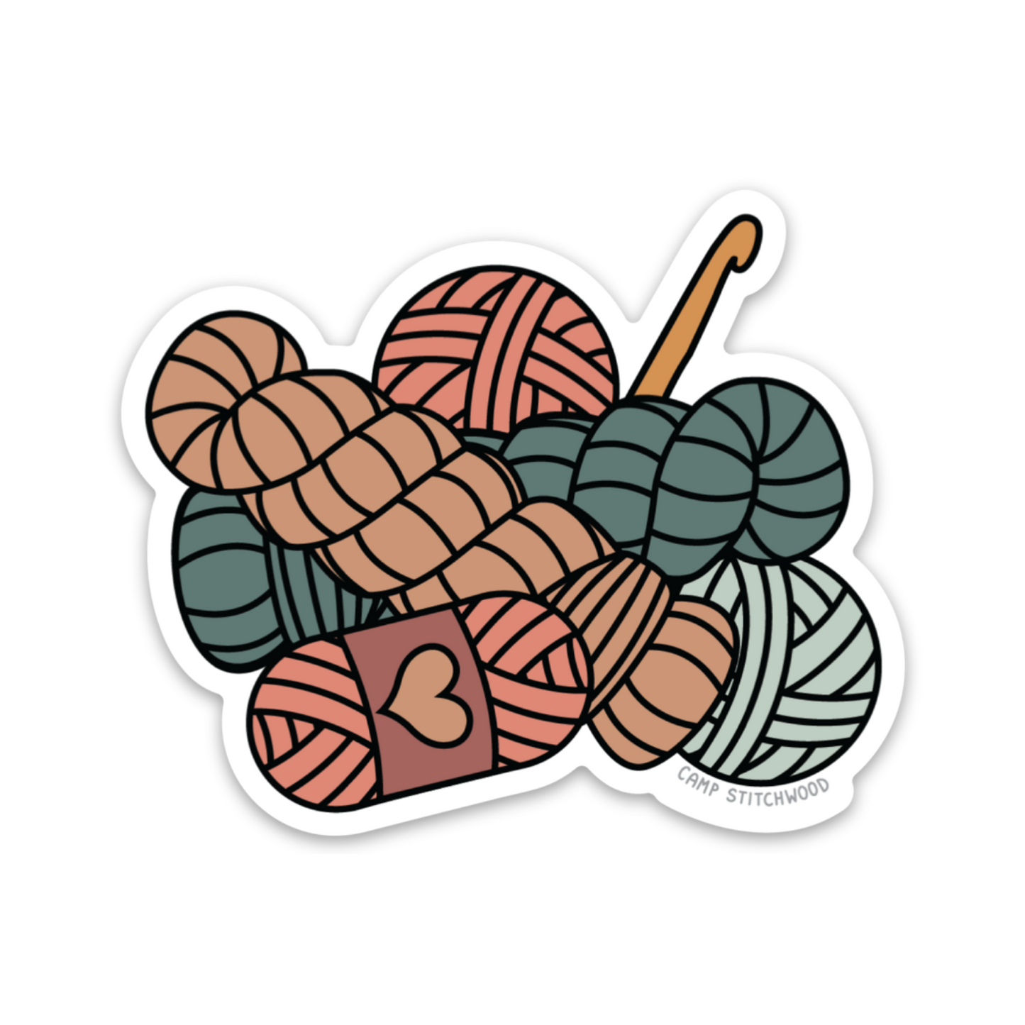 Crochet Love Sticker