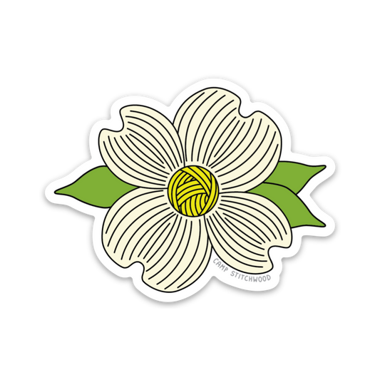 Dogwood Flower Sticker