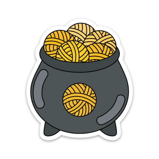 Pot of Gold Yarn Sticker