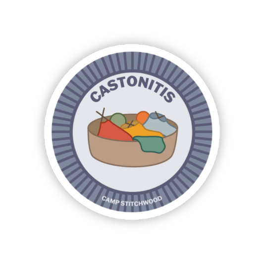 Castonitis Badge Sticker