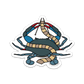 Crab Knitter Sticker