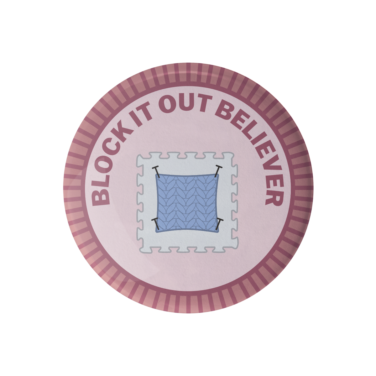 Block it out believer merit badge