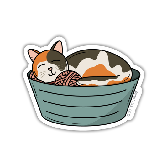 Cat Nap Sticker