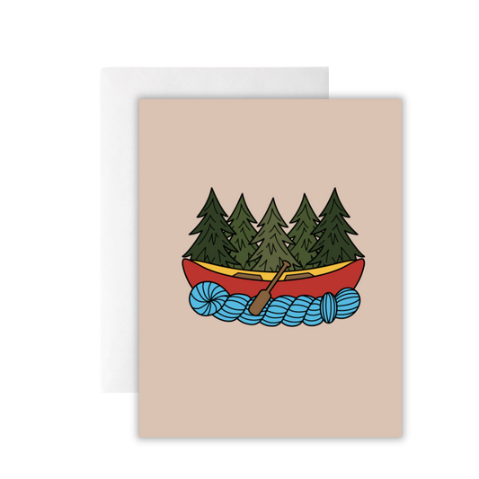 Canoe Notecard
