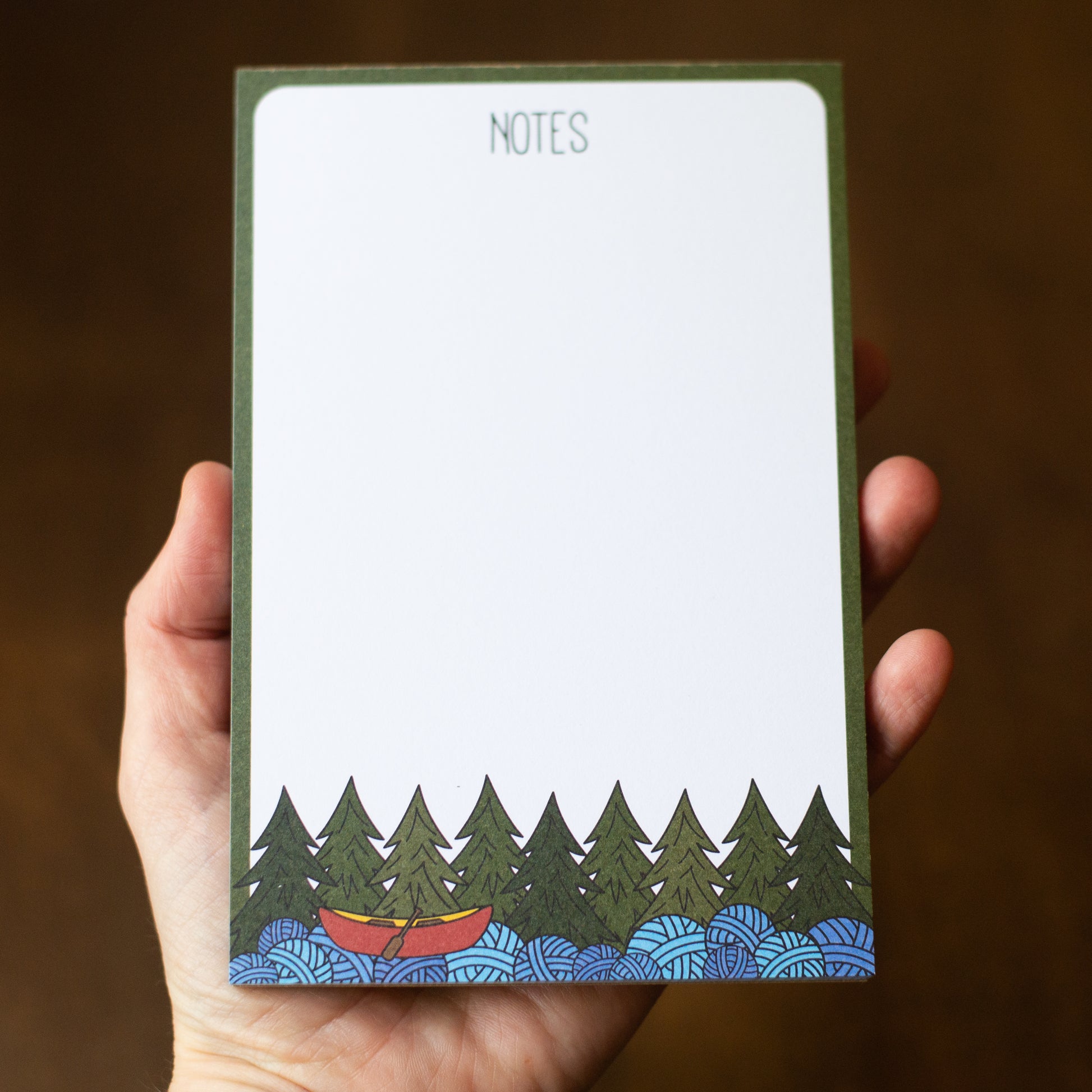 Canoeing Notepad