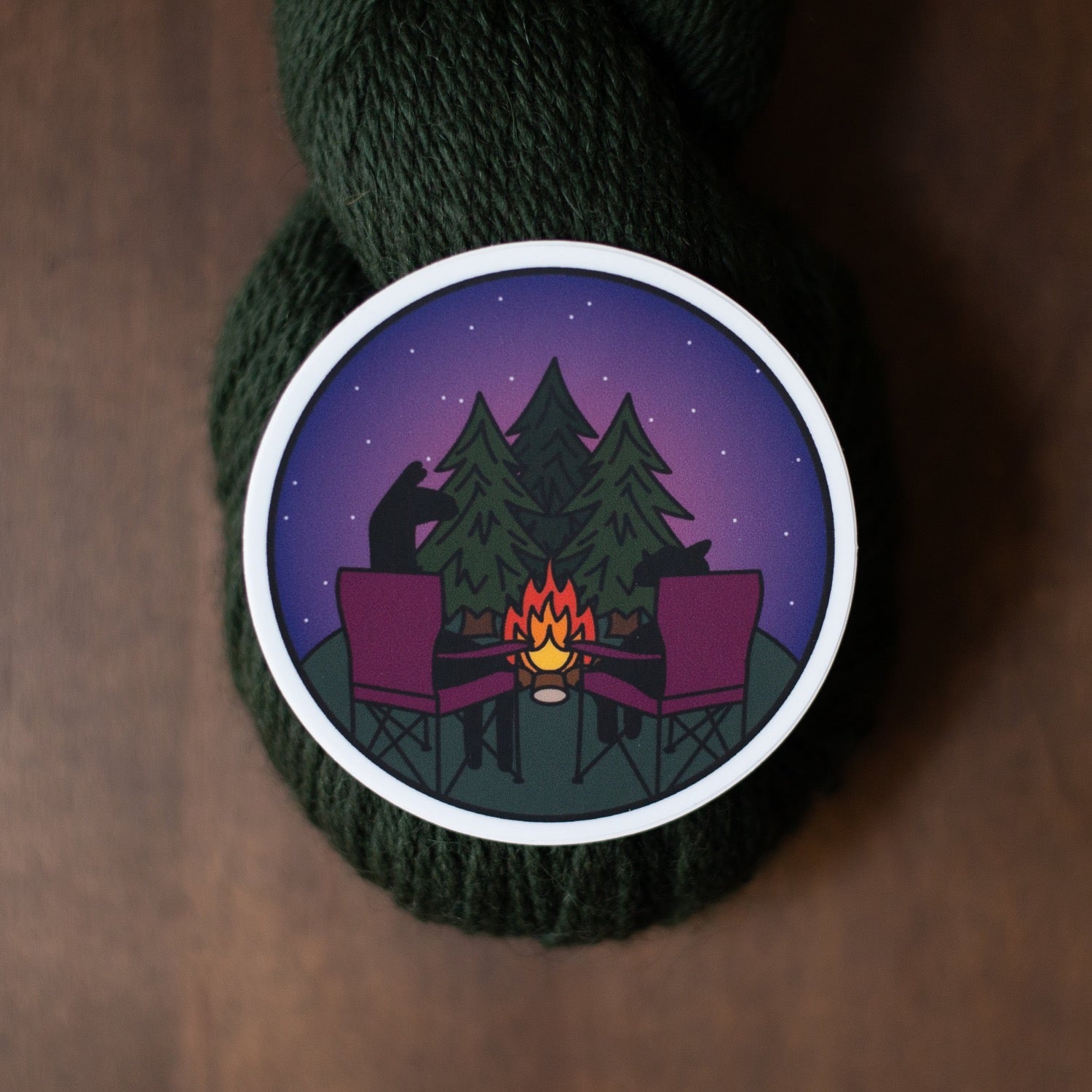 Campfire Friends Sticker