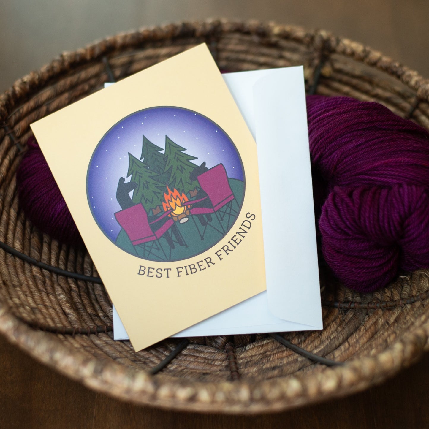 Fiber Friends Notecard