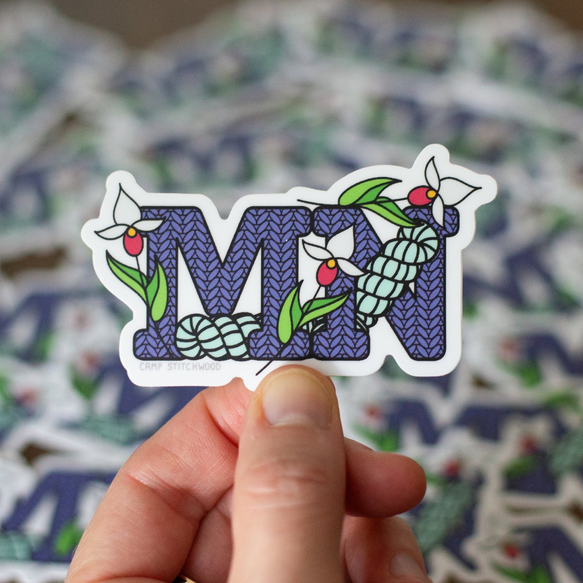 Minnesota State Fiber Sticker