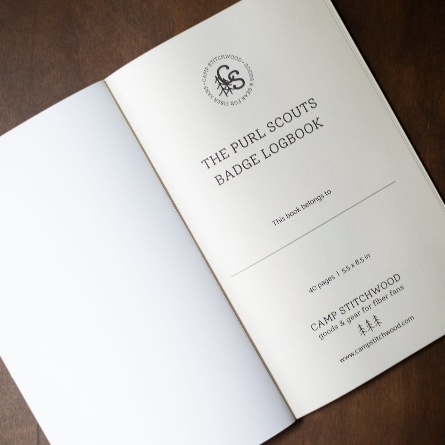 The Purl Scout Badge Logbook