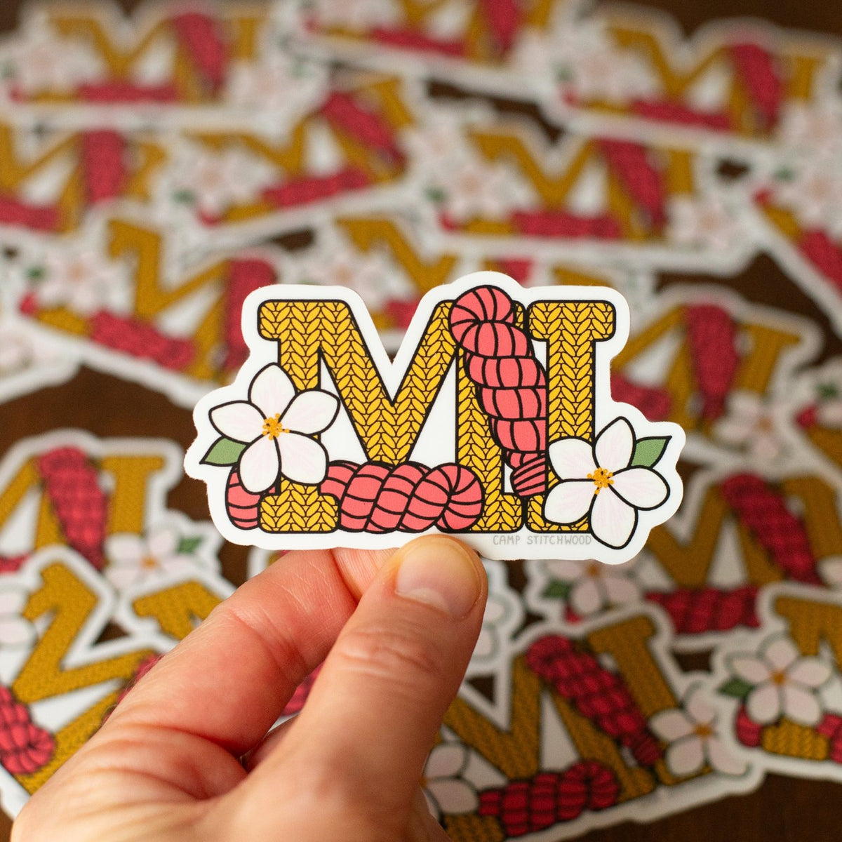 Mcstate Sticker Michigan State Sticker – Camp Stitchwood