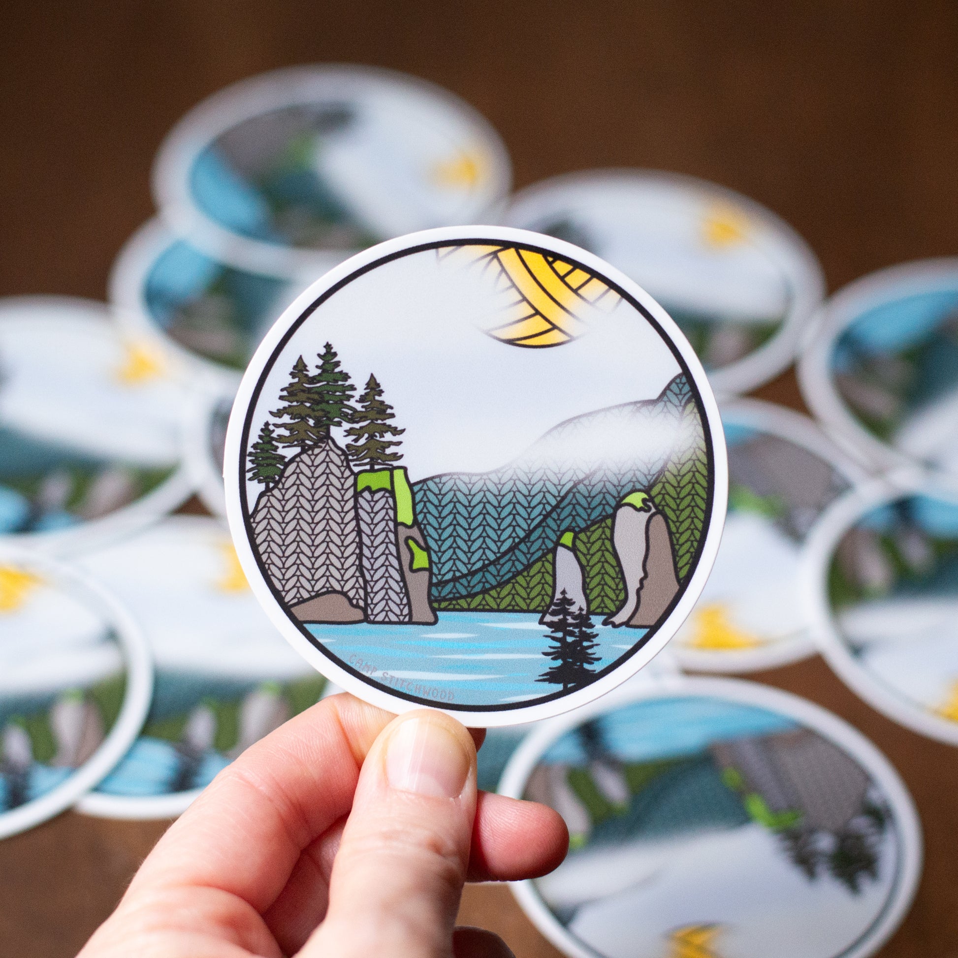 Kenai Fjords Knitional Park Sticker