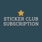 Sticker Club Subscription