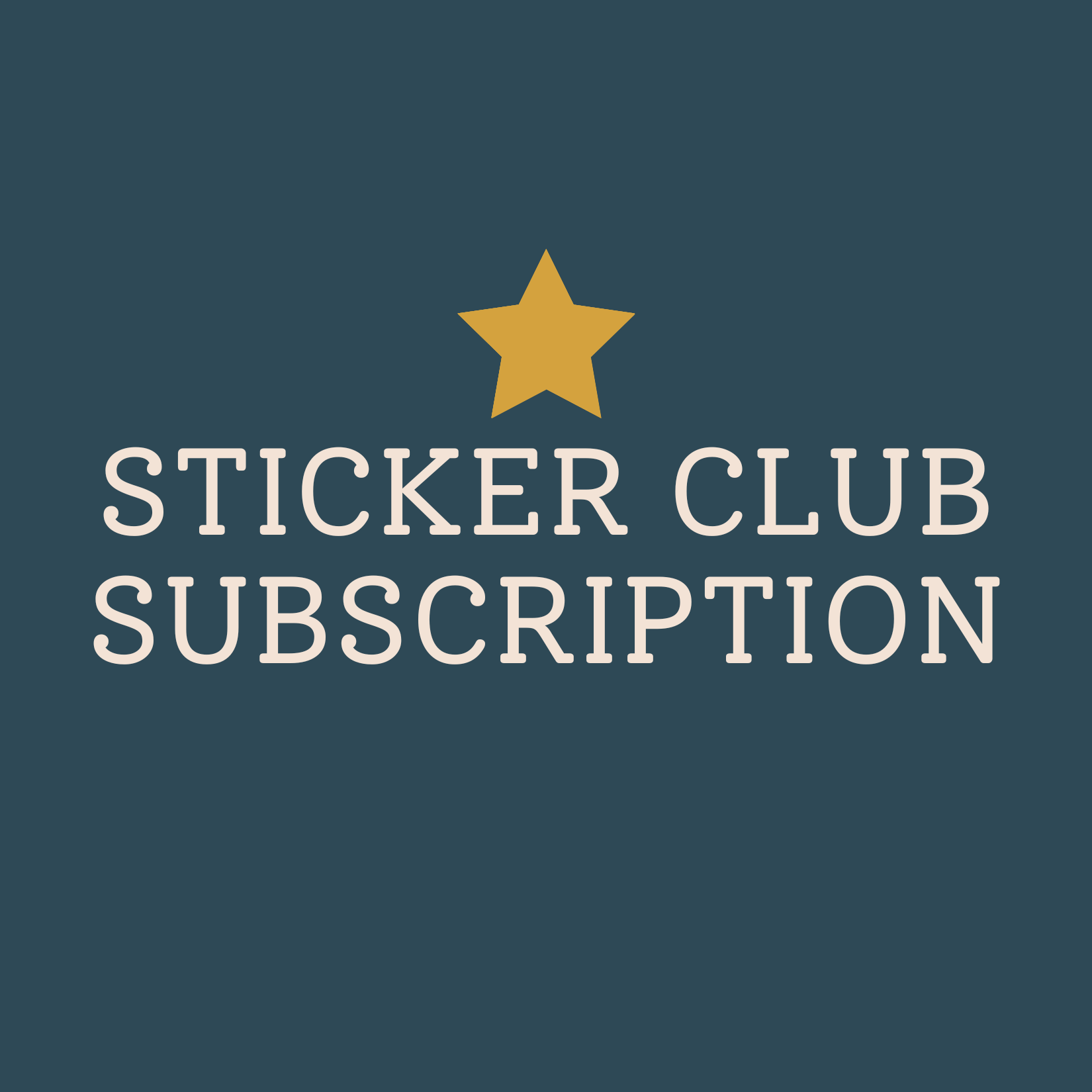 Sticker Club Subscription – Camp Stitchwood