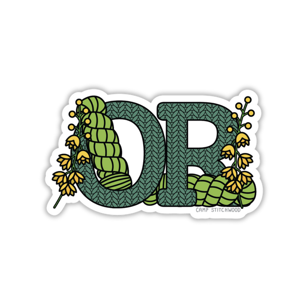 Oregon State Sticker – Camp Stitchwood
