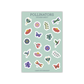 Sheet of 'Pollinators' stickers
