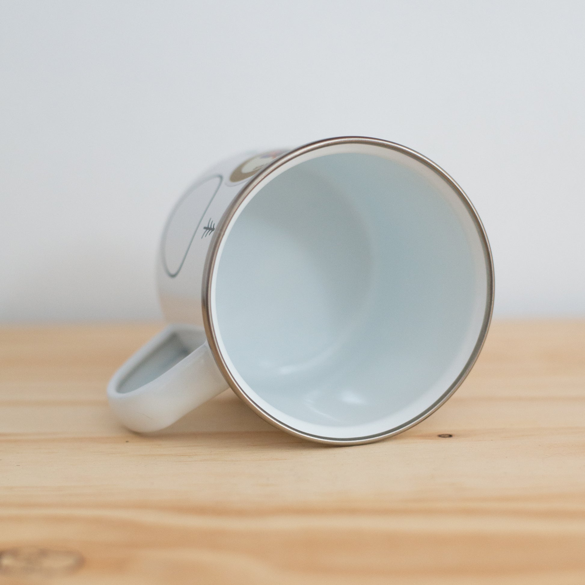 The Purl Scouts Camp Mug inside