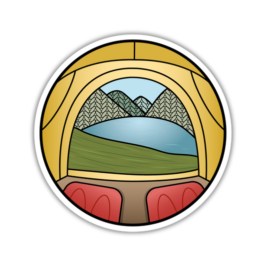 Tent View Sticker