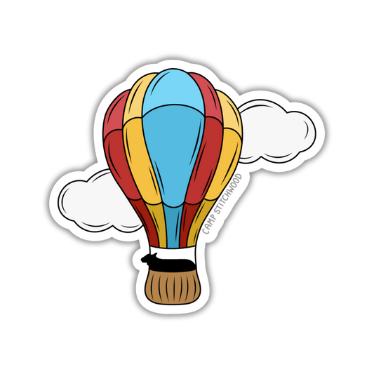 Hot Air Balloon Sticker