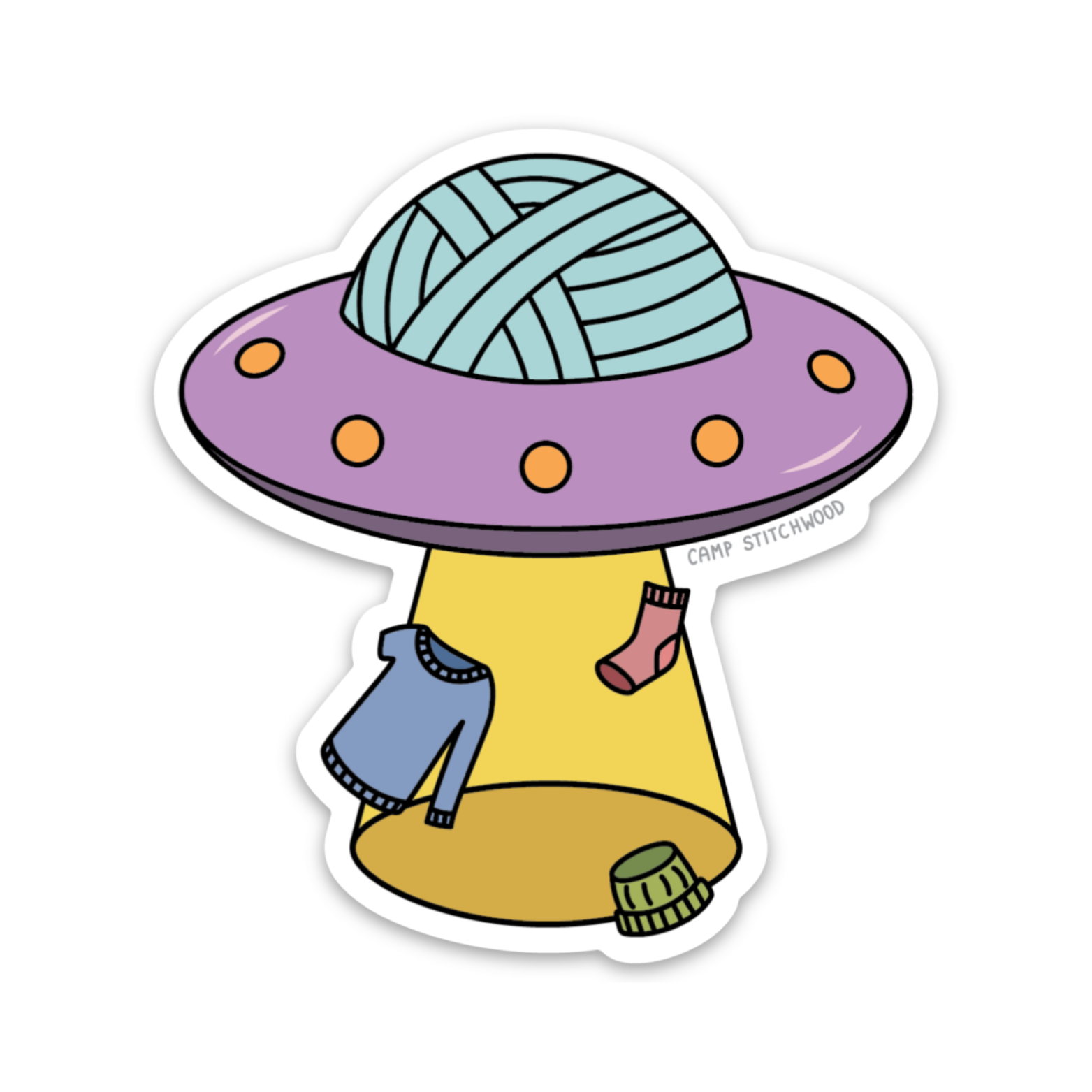 UFO Sticker