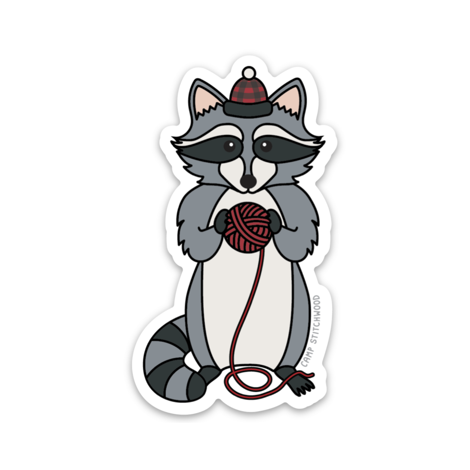 Raccoon Sticker