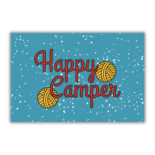 Happy Camper Postcard
