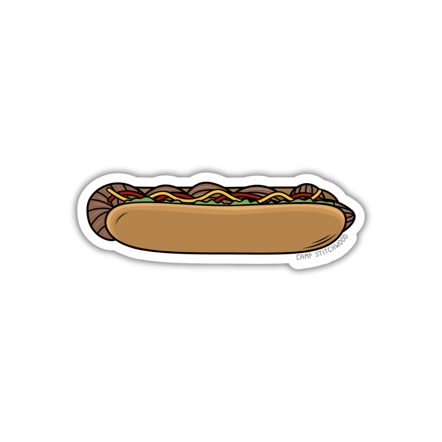 Hotch Sticker Hot Dog Sticker – Camp Stitchwood