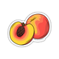 Peaches Sticker
