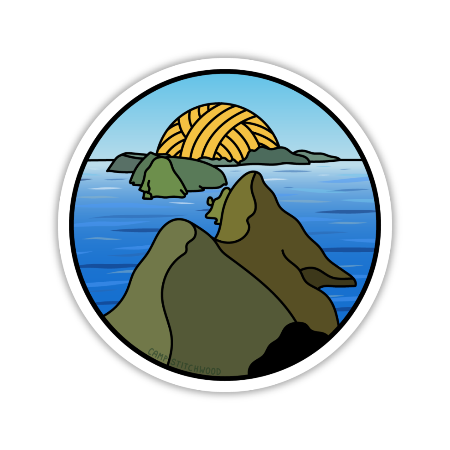 Channel Islands Knitional Park Sticker