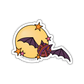 Yarn Ball Bat Sticker